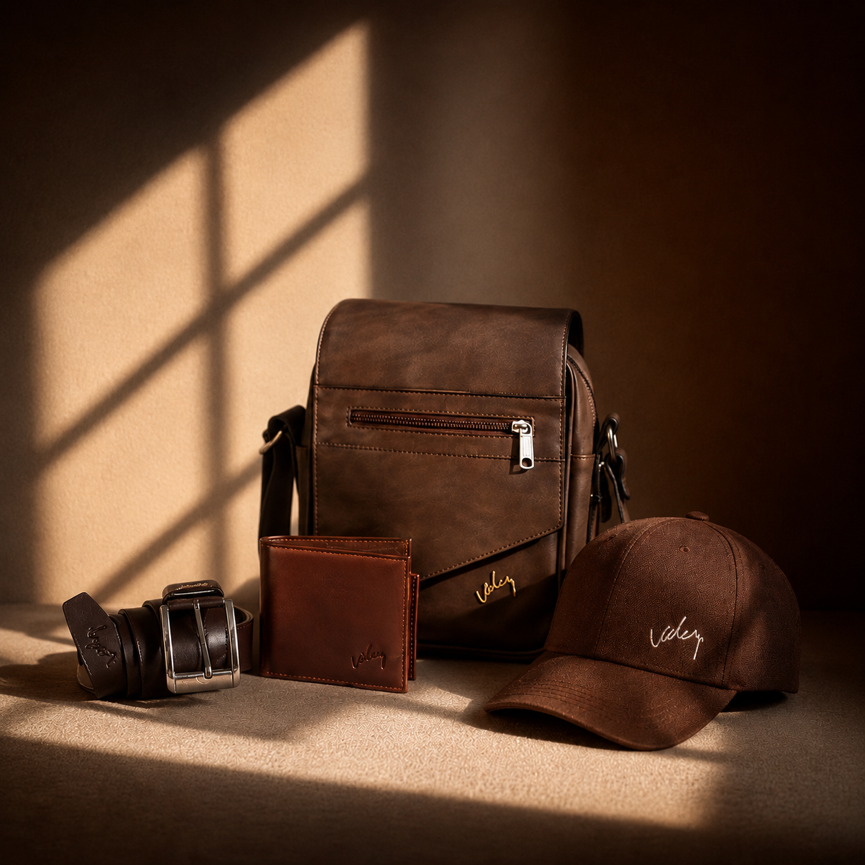 COMBO EDICION DIA DEL PADRE|BOLSO+BILLETERA+CORREA+GORRA