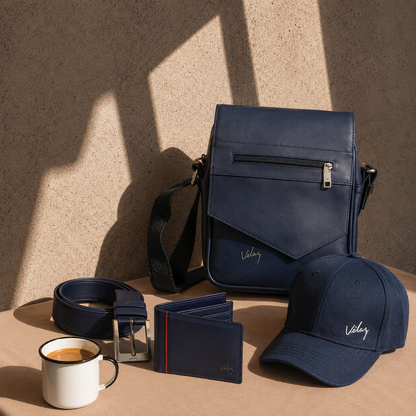 COMBO EDICION DIA DEL PADRE|BOLSO+BILLETERA+CORREA+GORRA