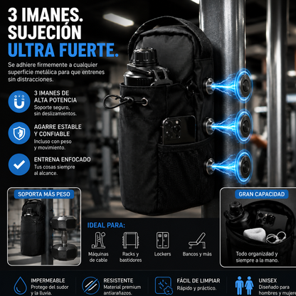 IronBag™ | Bolso Magnético de Gimnasio