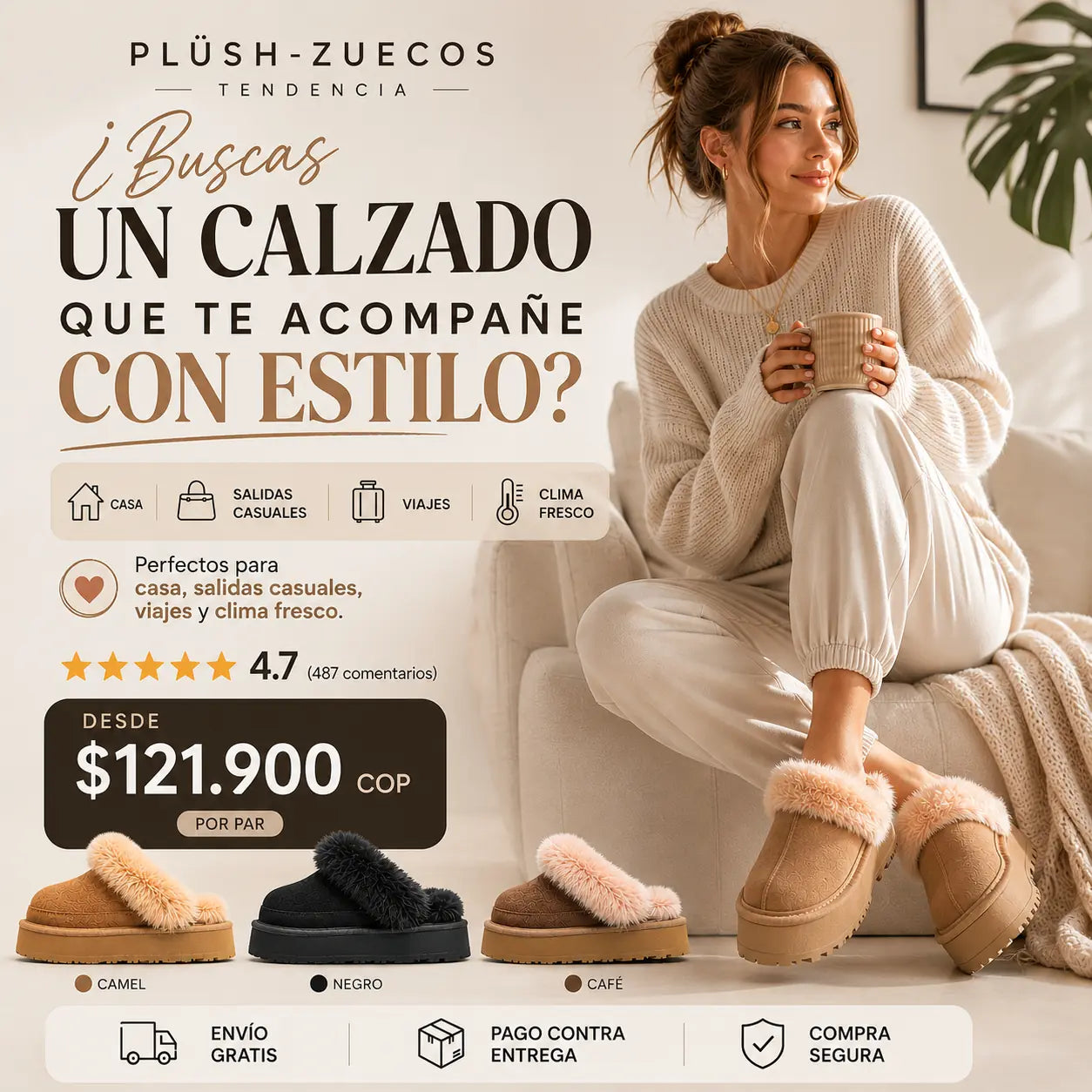 PLÜSH-ZUECOS TENDENCIA